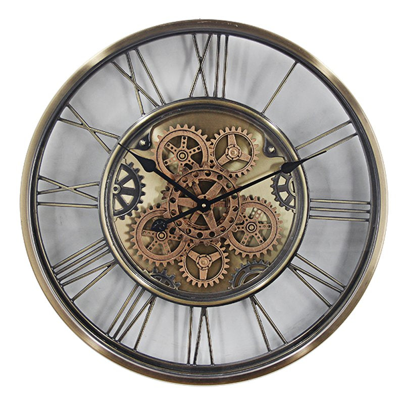 STEEL COG CLOCK