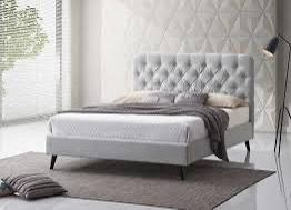 Shop display Double bed frame grey