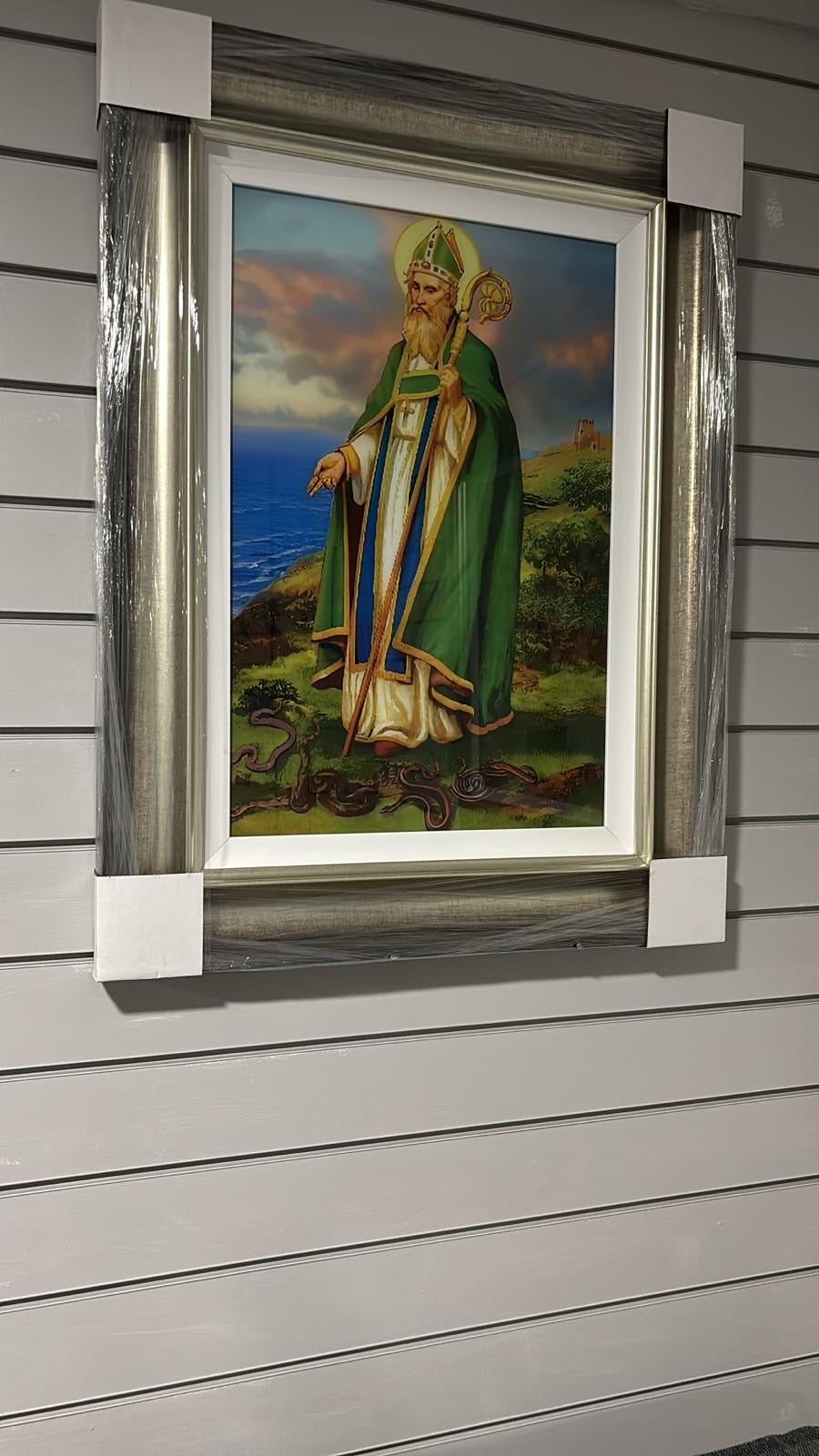 Shop floor large st Patrick framed image