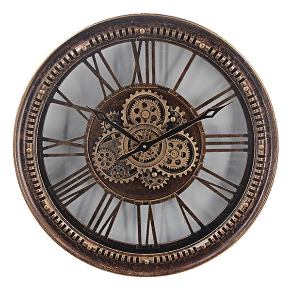 BRONZE COG CLOCK