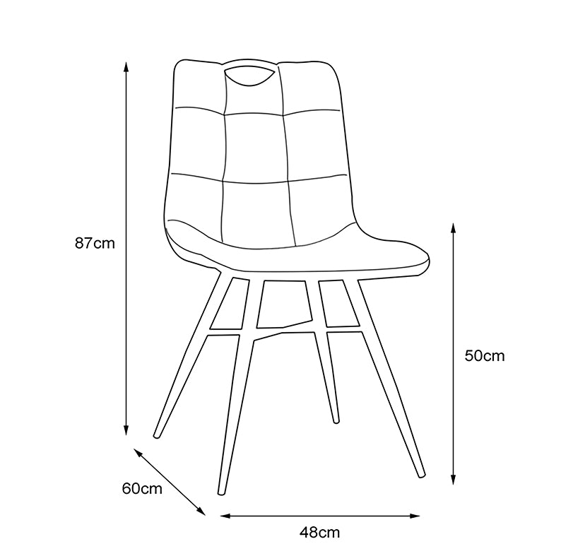 Ezra Dining Chair - Tan