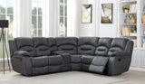 Ashton Reclining 3 + 1 +1 Sofas Slate Grey