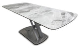 Mirage Extending Dining Table - Light Grey