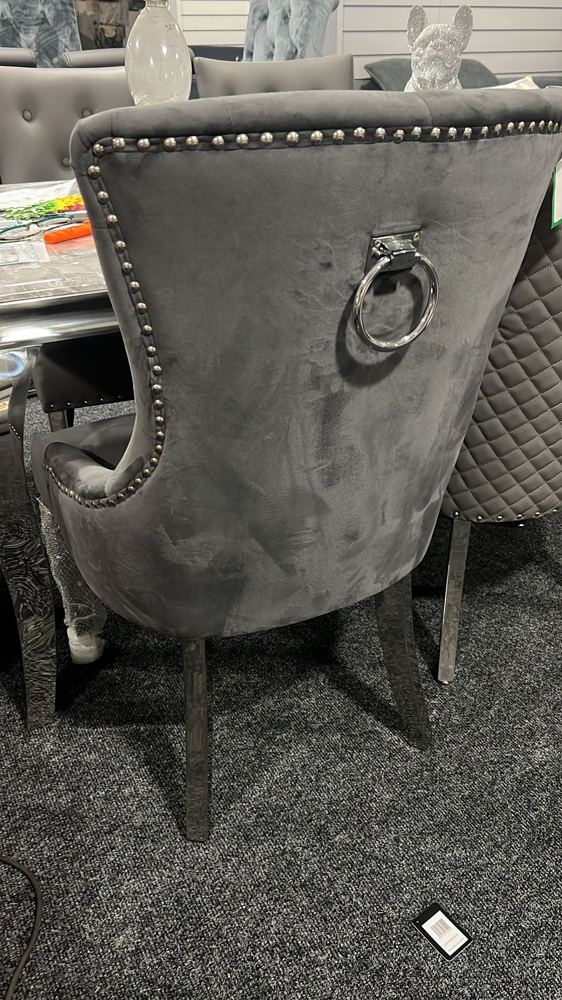 Shop Display Grey Knocker Chair