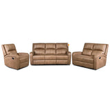 Ruby Tan Recliner Corner Sofas