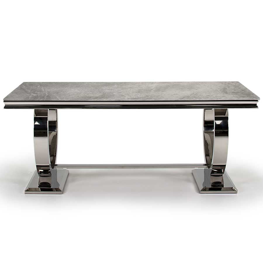 Arianna Marble Table in Grey