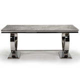 Arianna Marble Table in Grey