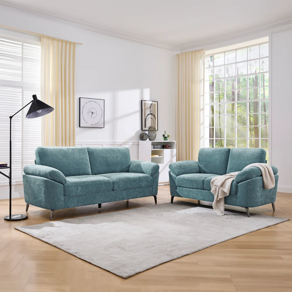 Camden 3 Seater In Teal