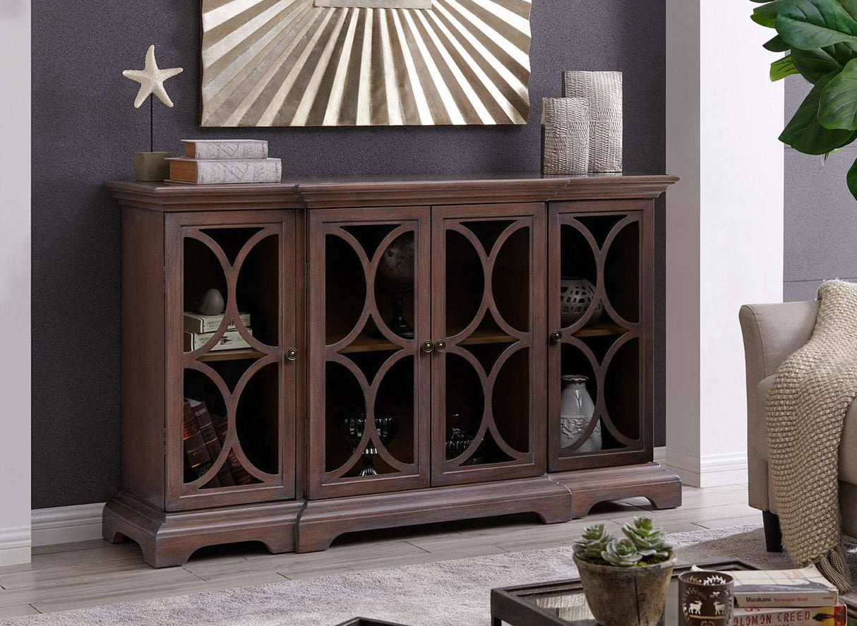 Berlino Wooden Sideboard & Mirror