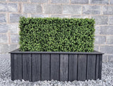 Heavy planter box - graphite grey