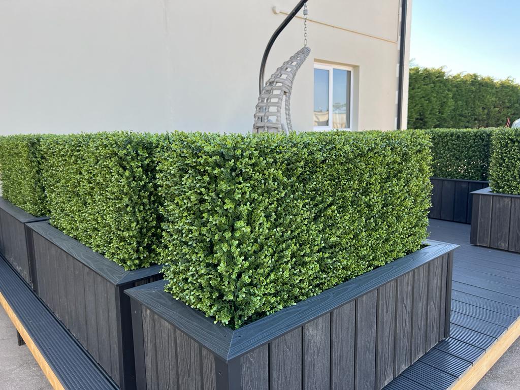 Heavy planter box - graphite grey