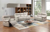 Landon 3+2 Seater Power Recliner Leather Sofas in Tan