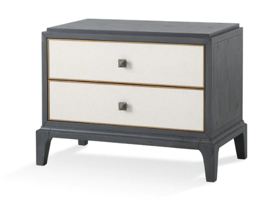 MONACO 2 DRAWER BEDSIDE