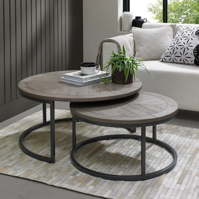 Marilyn Silver Grey Nest Table