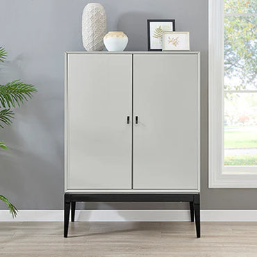 Pasadena Cool Grey 2 Door Drinks Cabinet