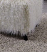 Faux Sheepskin Cube Stool - Furniture Store NI