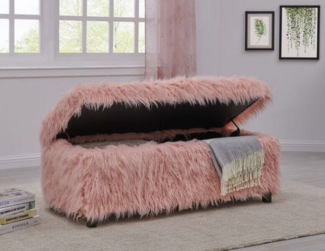 Faux Sheepskin Ottoman - Furniture Store NI