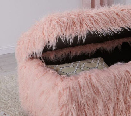 Faux Sheepskin Ottoman - Furniture Store NI