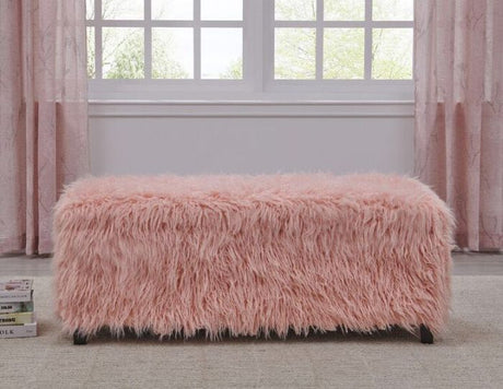 Faux Sheepskin Ottoman - Furniture Store NI