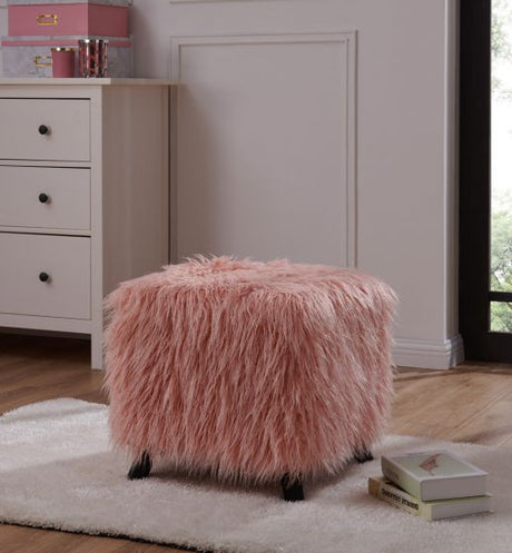 Faux Sheepskin Cube Stool - Furniture Store NI