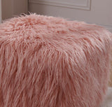 Faux Sheepskin Cube Stool - Furniture Store NI