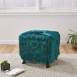 Faux Sheepskin Cube Stool - Furniture Store NI