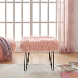 Faux Sheepskin Dressing Table Stool - Furniture Store NI