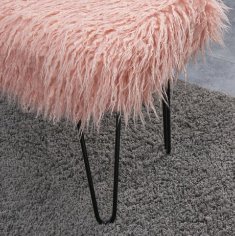 Faux Sheepskin Dressing Table Stool - Furniture Store NI