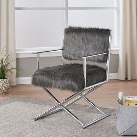 Faux Sheepskin Directors Chair - Furniture Store NI