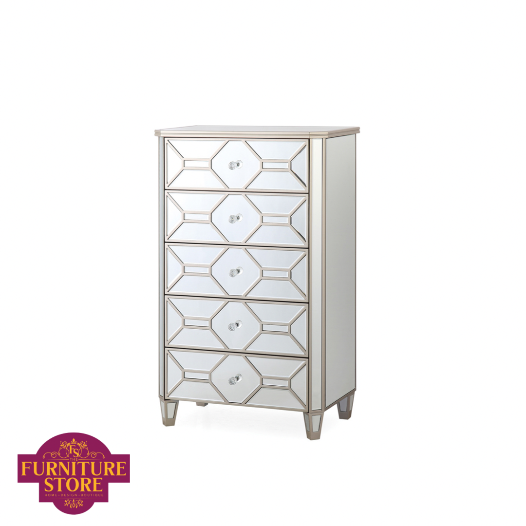 Rosa 5 Drawer Chest - Furniture Store NI