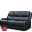 PARKER - HALF LEATHER - BLACK SUITE - Furniture Store NI