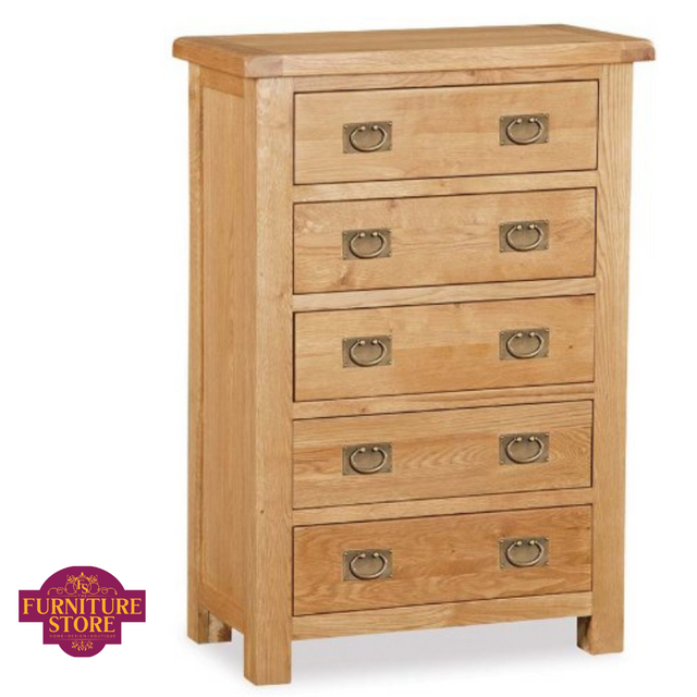 Salisbury Occasional Chest 5 Drawer - Furniture Store NI