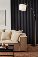 charcoal / black slat wall living rooms