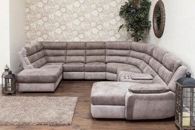 Urban Corner Suite Brown Grey - Furniture Store NI