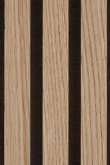 Slatwall Natural Oak and Black