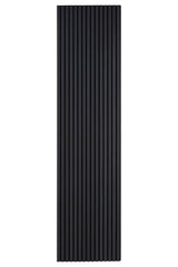 black slat wall panel