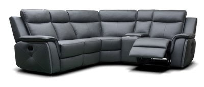 INFINITI - LEATHER MODULAR SOFA - DARK GREY/ LIGHT GREY - Furniture Store NI