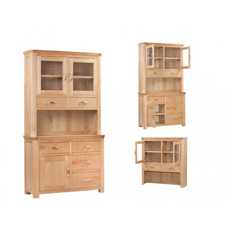 Treviso Oak Small Buffet Hutch - Furniture Store NI