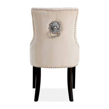 Lion Chair-Cream Velvet - Furniture Store NI