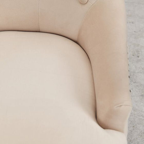 Lion Chair-Cream Velvet - Furniture Store NI