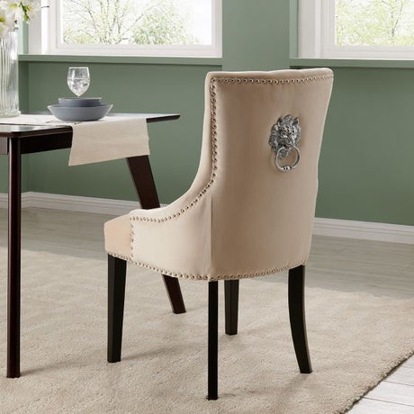 Lion Chair-Cream Velvet - Furniture Store NI