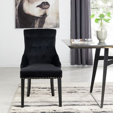 Lion Chair - Black Velvet - Furniture Store NI