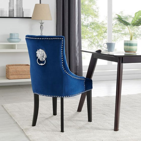 Lion Chair - Blue Velvet - Furniture Store NI